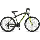 Altec Hardtail Mountainbike Camaro MTB 27.5 Inch 45 cm Unisex 21V V-Brakes Zwart/Lime