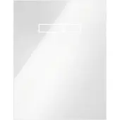 Tece TECElux - Bovenste bedieningsglasplaat met elektronische sen-Touch-bediening, wit glas 9650002