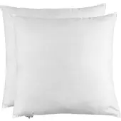 Homescapes Hoofdkussens 80x80 cm – Set van 2 – Medium Zacht – 100% Eendenveren – Anti-Allergisch – Voor Zijslaper & Nekklachten – Oeko‑Tex Gecertificeerd