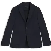 BOSS Slim-fit blazer van een wasbare wolmix