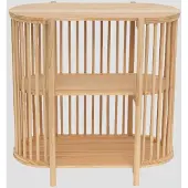 Homla - Bookcase - SENSUS - wooden natural - 80x45x80 cm