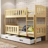 BMS - Bunk Bed - 90x190 cm - Pine/White