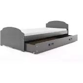 BMS LILI - Eenpersoonsbed - 90x200 cm - Jongeren - Grafiet