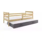BMS - Pull-Out Bed - 90x200 cm - Jeugd - Pine/Graphite