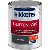 Sikkens - Buitenlak Hoogglans - Ral 7021 - Mengverf - 1 L