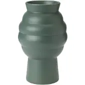 Knabstrup Keramik Tortus Archie vaas No2 23,5 cm Dark green
