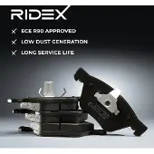 RIDEX 402B1592 Remblokken