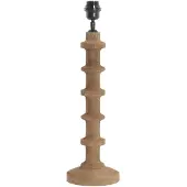 Light & Living Lampvoet Ø16x45 cm CECILY hout mat grijs-bruin
