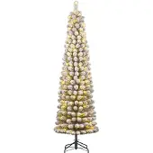 Black Box Kunstkerstboom Charlton Besneeuwd Met 180 Lampjes Warm Wit D 58 H 230 Cm