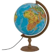 Zachem Fysische wereldbol met verlichting 32 cm - Globus fizyczny podświetlany 32 cm
