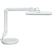 MAUL LED-bureaulamp MAULintro, dimbaar, wit / opaal, Werkkamer / Kantoor, metaal, LED bureaulamp