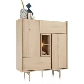 Xooon Valgard highboard 120 cm 2-deurs/LED