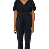 Vertbaudet Jumpsuit voor zwangerschap en borstvoeding van glitterend fluweel / velours