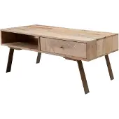 Wohnling Salontafel SIKAR bruin mangohout 95x50 cm