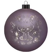Disney Verlichte kerstbal glas Stitch groot 15 cm