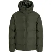 Jack & Jones Winterjas 'JJESOHO' donkergroen