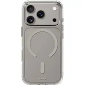 Laut Doorzichtig Fluro MagSafe iPhone 17 Pro Hoesje Grijs