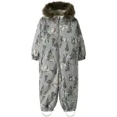 Name it Functioneel pak 'NMNSNOW10' bruin / grijs / lichtgrijs