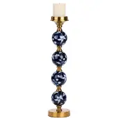 Goodwill - Kaarsenhouder - Blauw - H49 cm