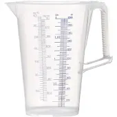 Pressol maatbeker 2l blauw bedrukte schaal PP - 7083