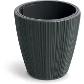 Prosperplast Bloempot Rond Oro Round 47cm DONKERGRIJS