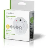 Nedis Rookmelder - Batterij Gevoed - Batterijlevensduur tot: 10 Jaar - EN 14604 - Hush / mute functie - Met testknop - 85 dB - ABS - Wit