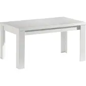 Mäusbacher Monzi eettafel met uittrekblad op wielen materiaal hout