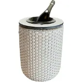 COOTAB Cooler Table 4-in-1 Loungetisch mit Edelstahl-Kühler London 50 cm