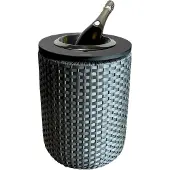 COOTAB Cooler Table 4-in-1 Loungetisch mit Edelstahl-Kühler London 50 cm