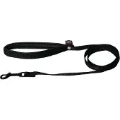 Martin hondenriem nylon zwart 120x2,5 cm