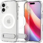 Spigen Ultra Hybrid S MagSafe voor de Apple iPhone 17 - Clear / White