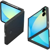 Spigen AirSkin Backcover voor de Samsung Galaxy Z Flip 7 - Aramid Black