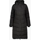 Kjelvik gewatteerde dames parka outdoor jas zwart maat XXL