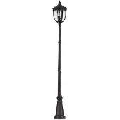 Elstead Lighting LED Tuin Pilaar English Bridle | 3X E14 Max 60W | IP44 (Outdoor) | Black