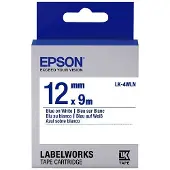 Epson LK-4WLN standard tape blauw op wit 12mm (origineel)