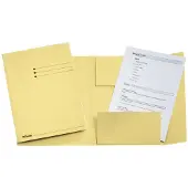 Esselte Manilla 3-klepsmap - A4 - 50 stuks - Geel
