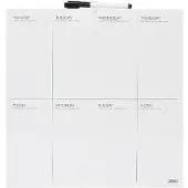 Desq frameless weekplanbord 35 x 35 cm
