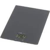 Clatronic KW 3820 Glas schwarz Keukenweegschaal Digitaal Digitaal Weegbereik (max.)=5000 g Zwart 210 x 180 x 20
