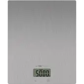 Clatronic KW 3821 Edelstahl Keukenweegschaal Digitaal Weegbereik (max.)=5000 g RVS 206 x 176 x 19