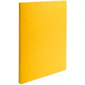 Exacompta 50x Map met gerilde rug in glanskarton 400g/m2 - 24x32cm - Geel - 11506H