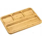 Wilmax - Serveerschaal met Verdelers - 33 x 23 cm