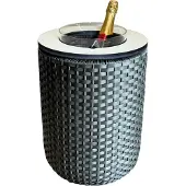 COOTAB Cooler Table 4-in-1 Loungetisch mit Acryl-Kühler London 50 cm
