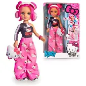 Nancy Hello Kitty Pop 45cm Roze roze Kunststof Pop