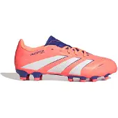 Adidas Kinderen Predator League MG Multi Ground Voetbalschoenen Signal Coral/Cloud White/Beam Orange