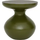 Urban Nature Culture Bijzettafel Tummy Green Ø38
