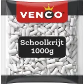 Venco schoolkrijt - zoete drop - 1000g