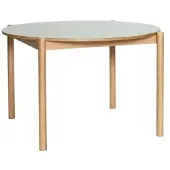 Hubsch Oblique tafel rond grijs - 882036