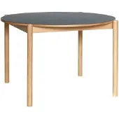 Hubsch Oblique tafel rond zwart - 882038