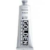 Golden Heavy Body Acrylverf N8 Neutraal Grijs 148 ml