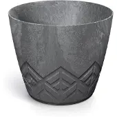 Prosperplast Bloempot Rond Areco Effect Round 16cm MARENGO / 3 STUKS!